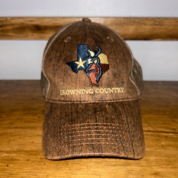 Men’s Texas Browning Country Snap Back Baseball Hat - Picture 2 of 5